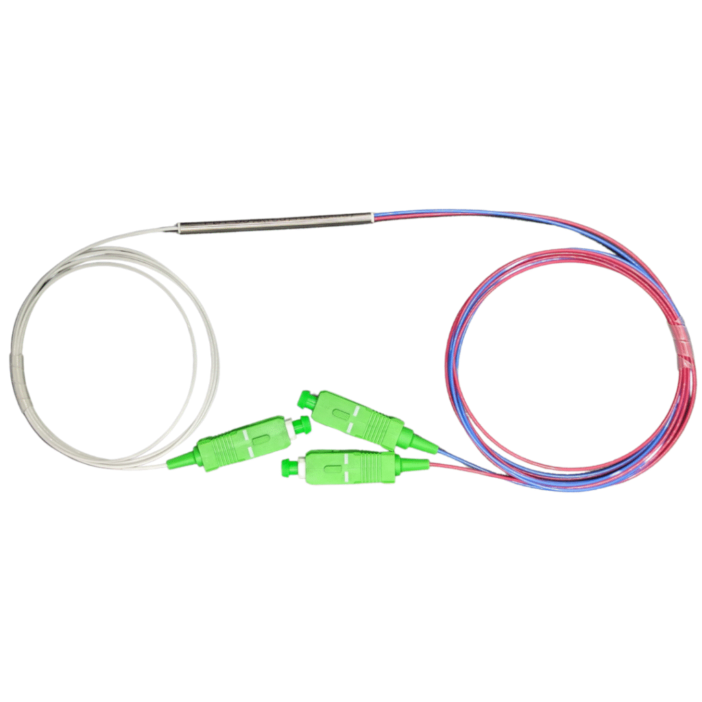 Splitter FBT 1x2 SC/APC 0.9 MM Desbalanceado